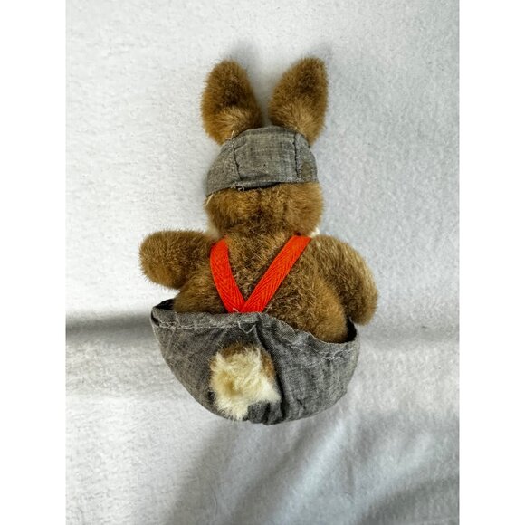 Creative Concepts Sleeping Bunny Rabbit Plush Animal Overalls Sleeping - Picture 4 of 6